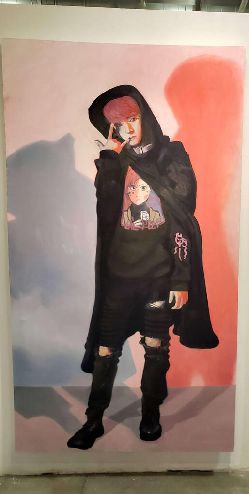 Self Portrait - Oil on Canvas